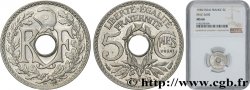 Essai de 5 centimes Lindauer maillechort, ESSAI en relief 1938 Paris F.123A/1