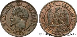 Un centime Napoléon III, tête nue 1854 Strasbourg F.102/11