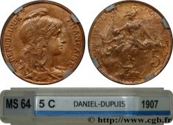 5 centimes Daniel-Dupuis 1907 F.119/17