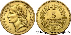 5 francs Lavrillier, bronze-aluminium 1945 Castelsarrasin F.337/6