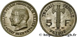 5 francs Pétain  1941  F.338/2 SUP/TTB+