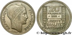 Essai de 20 francs Turin en cupro-nickel 1945 Paris GEM.206 1 SUP62