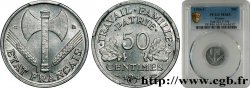 50 centimes Francisque, légère 1944 Castelsarrasin F.196/6 FDC65 PCGS