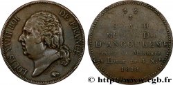 Monnaie de visite, module de 5 francs, pour le Duc  d’Angoulême à la Monnaie de Lille 1818  VG./  XF