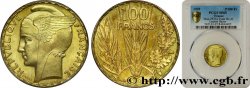 Concours de 100 francs or, essai de Bazor en bronze-aluminium 1929 Paris GEM.288 7