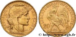 20 francs or Coq, Dieu protège la France 1905 Paris F.534/10