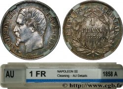 1 franc Napoléon III, tête nue 1858 Paris F.214/11