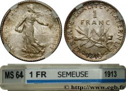1 franc Semeuse 1913 Paris F.217/18