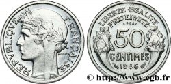 Essai-piéfort de 50 centimes Morlon, légère 1946  GEM.88 EP MS64
