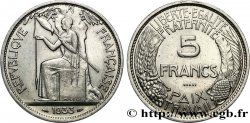 Concours de 5 francs, essai de Delannoy 1933 Paris GEM.136 1