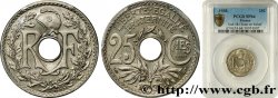 Essai de 25 centimes Lindauer, maillechort 1938 Paris F.172/1