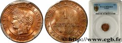 1 centime Cérès 1884 Paris F.104/11 MS66 PCGS