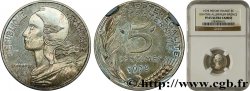 Piéfort argent de 5 centimes Marianne 1978 Paris F.125/14 P