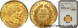 10 francs or Napoléon III, tête nue 1857 Paris F.506/4
