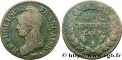 Cinq centimes Dupré, grand module 1797 Paris F.115/1