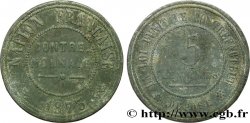 Contre-monnaie de 5 Centimes 1873  GEM.249 1 TB