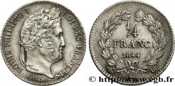 1/4 franc Louis-Philippe 1844 Strasbourg F.166/99 SUP
