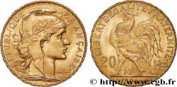 20 francs or Coq, Liberté Égalité Fraternité 1914 Paris F.535/8 EBC+