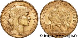 20 francs or Coq, Dieu protège la France 1905 Paris F.534/10