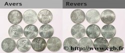 Lot de 10 pièces de 100 francs commémoratives - - F.-/