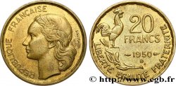 20 francs G. Guiraud, 3 faucilles 1950 Beaumont-Le-Roger F.402/5