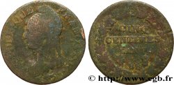 Cinq centimes Dupré, grand module 1799 Strasbourg F.115/58