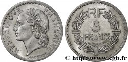 5 francs Lavrillier, aluminium 1946 Beaumont-Le-Roger F.339/7
