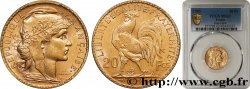 20 francs or Coq, Dieu protège la France 1905 Paris F.534/10