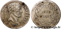 Demi-franc Napoléon Ier tête laurée, République française, buste fin 1808 Strasbourg F.177/4