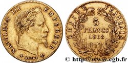 5 francs or Napoléon III, tête laurée 1868 Paris F.502/13