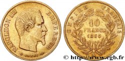 10 francs or Napoléon III, tête nue 1860 Paris F.506/10