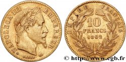10 francs or Napoléon III, tête laurée 1862 Paris F.507A/1