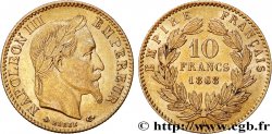 10 francs or Napoléon III, tête laurée 1868 Paris F.507A/17