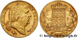 20 francs or Louis XVIII, tête nue 1817 Lille F.519/9