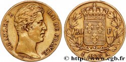 20 francs or Charles X 1825 Paris F.520/1