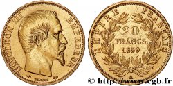 20 francs or Napoléon III, tête nue 1859 Paris F.531/15