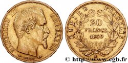 20 francs or Napoléon III, tête nue 1860 Paris F.531/18