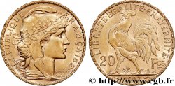 20 francs or Coq, Dieu protège la France 1902 Paris F.534/7