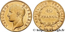 40 francs or Napoléon tête nue, Calendrier révolutionnaire 1805 Paris F.537/2