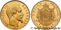 50 francs or Napoléon III, tête nue 1857 Paris F.547/4