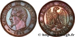 Deux centimes Napoléon III, tête nue 1853 Bordeaux F.107/6