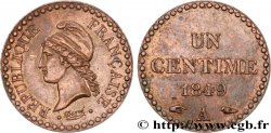 Un centime Dupré, IIe République 1849 Paris F.101/2