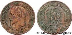 Dix centimes Napoléon III, tête laurée 1862 Bordeaux F.134/9