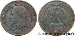 Dix centimes Napoléon III, tête laurée 1862 Bordeaux F.134/9