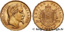 20 francs or Napoléon III, tête laurée 1868 Paris F.532/18