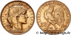 20 francs or Coq, Dieu protège la France 1905 Paris F.534/10