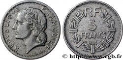 5 francs Lavrillier, aluminium 1948 Beaumont-Le-Roger F.339/15