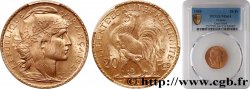 20 francs or Coq, Dieu protège la France 1905 Paris F.534/10