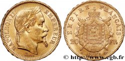 20 francs or Napoléon III, tête laurée 1861 Paris F.532/1