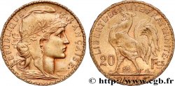 20 francs or Coq, Dieu protège la France 1905 Paris F.534/10